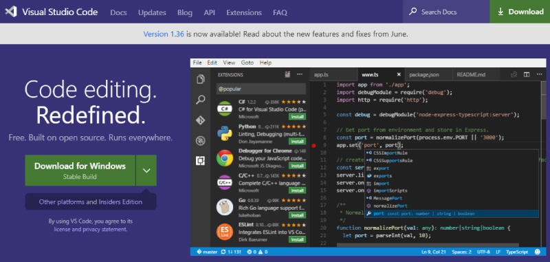 Visual Studio Codeの画像